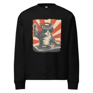 DJ Cat Unisex Sweatshirt